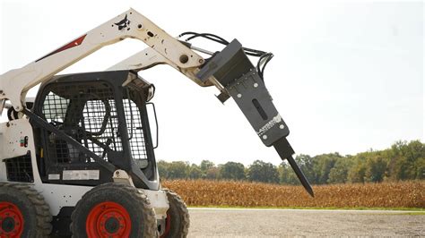 mini skid steer concrete breaker rental|hydraulic skid steer breaker rental.